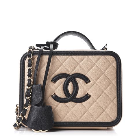 chanel vanity case medium vs large|chanel vanity case styles.